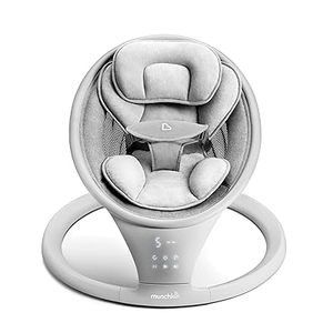 Siège de balançoire moderne pour bébé Munchkin, berceau au sol rembourré en peluche, balançoire réglable pour chambre d'enfant et maison, Géorgie - Product Image 2