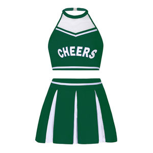 Traje de animadora unisex de LICRA con logotipo personalizado, trajes de baile impresos, uniformes de último diseño con diamantes de imitación, tamaño OEM XXXS - Product Image 3