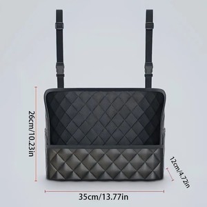 Organizador de asiento de coche, bolsa de almacenamiento, soporte entre dos asientos, tipo de suspensión de gran capacidad, asiento trasero Universal - Product Image 4