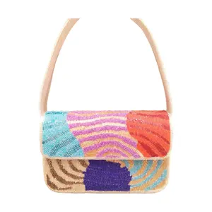 2024 yeni lansmanı boncuklu çanta kadın moda gündelik çanta çanta ihracat için uygun fiyata mevcut