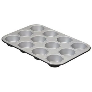 Stampo moule à muffins inox antiadhésif 12P (35x27cm) SILVER ELEGANCE Grigio 79912 - Product Image 1