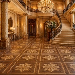 Parquet en bois d'ingénierie à motif <span class=keywords><strong>Versailles</strong></span> |   Couleurs personnalisées |   Villa de luxe commerciale |   Usine OEM - Product Image 2