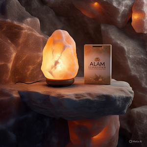 Lámpara de sal del Himalaya natural orgánica validada por HACCP, letras de amor de Feng Shui cruzadas personalizadas para decoración del hogar, Ángel religioso - Product Image 5