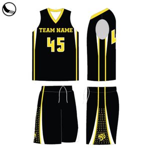 Dernière mode costume uniforme de basket-ball prix d'usine Logo personnalisé séchage rapide vêtements d'entraînement ensemble uniforme de basket-ball - Product Image 5