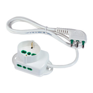 Fme Art.42.105 Multipresa 2 Poli Bipasso+1 Bipasso/Schuko Triax 1,5 M - Product Image 1