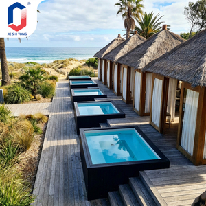 Fiberglass Above Ground Container Swimming <b>Pool</b> For Resort Hotel Garden With Complete Equipment <b>Pool</b> - Product Image 1