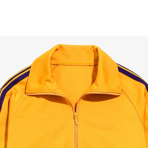 Veste jaune Vêtements d'extérieur décontractés Logos brodés personnalisés Doublure personnalisée | Saison automne printemps | Veste - Product Image 4
