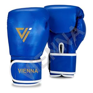 Gants de boxe en cuir de qualité supérieure - Gants d'entraînement personnalisables avec fermeture auto-agrippante, toutes tailles disponibles pour adultes - Product Image 6