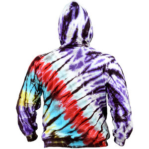 Sweat-shirt décontracté tie-dye 100 coton polaire de haute qualité Tye Die Tie and Dye Hoodies Pigment Dyed Hoodie pour hommes et femmes - Product Image 3