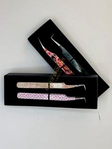 Puntas de acero inoxidable plateadas para extensión de pestañas, con aislamiento de volumen de 90 grados, antimagnéticas, antiestáticas, con revestimiento de papel de 10 mm. - Product Image 6