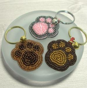 Hand- Beaded Keychain For Women Premium Embroidered Beaded Bag <b>Charm</b> - Product Image 3