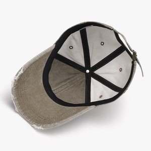 <span class=keywords><strong>2025</strong></span> <span class=keywords><strong>Top</strong></span> Bán Chất Lượng Cao Tùy Chỉnh Thêu Cap Rửa Sạch Denim Có Thể Điều Chỉnh Cổ Điển Đau khổ Mũ Bóng Chày Cha Golf <span class=keywords><strong>Hat</strong></span> - Product Image 4