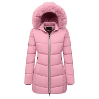Blouson Bomber Femme Imperméable Camouflage Rivets Perles Rayures à Capuche Rembourré Coton Ample Épais Chaud Léger Vente en Gros Usine