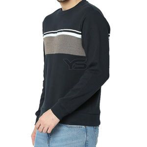 Sweat-shirt en molleton léger pour homme, 100% coton, couleur unie, hiver, logo personnalisé, impression numérique, plusieurs options de couleurs - Product Image 3