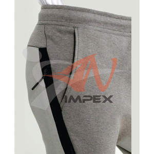 คุณภาพสูงที่กําหนดเองการพิมพ์โลโก้ผู้ชายกางเกงผ้าฝ้ายวัสดุที่กําหนดเองกางเกงผู้ชายยืดหยุ่น - Product Image 5