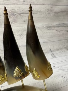 Cổ Điển Liên Xô Sừng Đặt Uống Bức Ảnh 4Pcs Cá Nhân Sừng Cốc Cà Phê Hình Dạng Cốc Động Vật Sừng Thiết Kế - Product Image 3