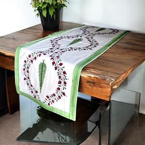 ผ้าปูโต๊ะพิมพ์ลายบล็อก jaipuri ผ้าแคนวาสหนาพิมพ์ลายโต๊ะ - Product Image 1