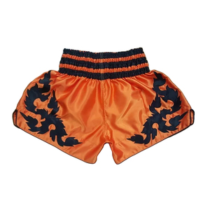 กางเกงขาสั้น MMA แนวสตรีทสำหรับผู้ชายกางเกงขาสั้นเอวยางยืดแบบปักลายศิลปะการต่อสู้การต่อสู้การต่อสู้คิกบ็อกซิ่งสำหรับชาวไทย - Product Image 2