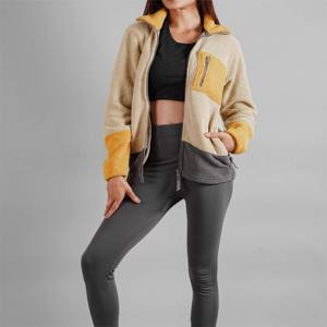 Chaqueta de lana Sherpa para mujer: chaqueta cálida y acogedora, perfecta para ropa informal, trajes de invierno y actividades al aire libre - Product Image 6