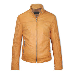 Vêtements personnalisés vestes en cuir véritable pour hommes - Product Image 6