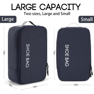 2025 última bolsa de zapatos de viaje deportes gimnasio cierre de cremallera impermeable diseño transpirable Durable 600D Material de poliéster fácil de llevar - Product Image 6