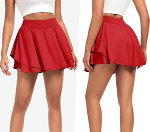 Jupe décontractée au genou pour femmes, respirante, confortable, tissu en laine durable de haute qualité, antistatique, service OEM - Product Image 2