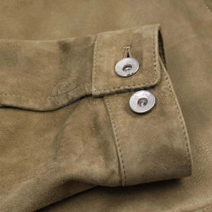 เสื้อแจ็คเก็ตทรัคเกอร์ผ้าฝ้ายนุ่มสบายสำหรับผู้ชาย สไตล์สตรีทแวร์ เหมาะสำหรับใส่ในชีวิตประจำวัน - Product Image 4