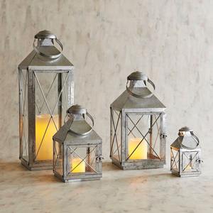 Lanterne en métal décorative fabriquée à la main bougeoir de patio de jardin de qualité supérieure pour l'accent intérieur extérieur de la maison - Product Image 5