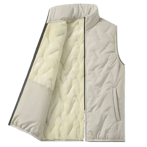 Gilet matelassé brillant pour homme 2025, logo personnalisé, imperméable, sans manches, veste d'hiver respirante, léger, OEM, gilets matelassés - Product Image 1