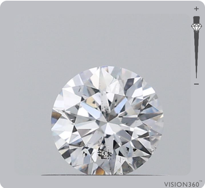 Igi ได้รับการรับรอง0.50กะรัตเพชรทรงกลมเจียระไนแบบธรรมชาติสี F SI1ใสเพชรหลวมสำหรับการทำเครื่องประดับ - Product Image 3