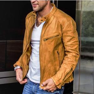Chaqueta de Invierno de Cuero Genuino y Lona para Hombre, Estilo Casual, Talla Grande, Impermeable, Cortavientos, Estilo Urbano - Product Image 5