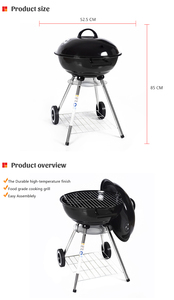 <span class=keywords><strong>Barbecue</strong></span> de style 14/18/22 pouces <span class=keywords><strong>Barbecue</strong></span> d'extérieur <span class=keywords><strong>Barbecue</strong></span> en métal acier charbon de bois Bouilloire Grill - Product Image 2