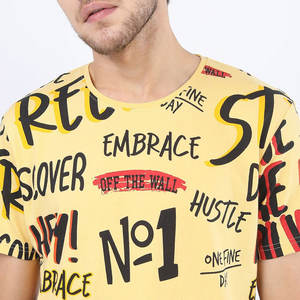 Camiseta ligera de aspecto atractivo de diseño adecuado de fábrica para hombre, camiseta transpirable de Material de algodón a bajo precio para hombre - Product Image 6