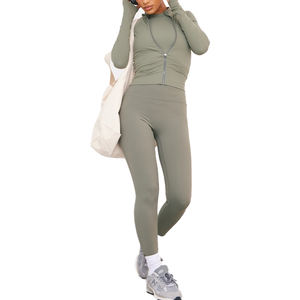 Sports <b>Jacket</b> Women <b>Workout</b> Zip Fitness <b>Jackets</b> For Hot Sale Gym Fitness Zipper Running Yoga Long Sleeve <b>Jackets</b> - Product Image 3