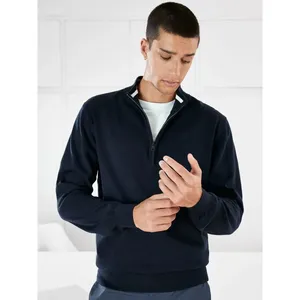 Sweat-shirt promotionnel personnalisé pour homme, pull à demi-zip, sweat-shirt Troyer - Product Image 1