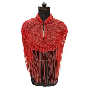 Vestido Capa de Lentejuelas 100% Algodón Hecho a Mano para Mujer 2025, Decoración de Encaje y Cuentas de Alta Calidad, Precio de Mayoreo con Exportación - Product Image 1