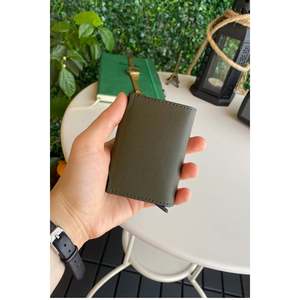 Porte-cartes Pop-op en cuir synthétique avec protection RFID - Product Image 3