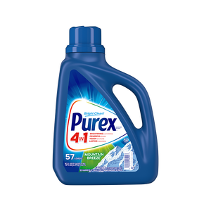 Purex 128 onzas líquidas detergente líquido para ropa más tecnología de defensa contra manchas OXI desechable para ropa 85 cargas de lavado - Product Image 1