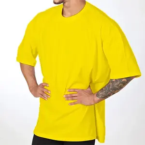 T-shirts pour hommes de haute qualité 100% coton T-shirt ajusté régulier pour hommes Logo Blank Plain Custom Men's Oem Customized - Product Image 4