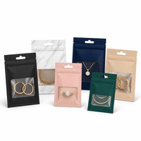 Pochette plate à fermeture éclair métallisée imprimée sur mesure, scellée sur trois côtés, pour les propriétaires de marques OEM et l'emballage en gros de marques privées