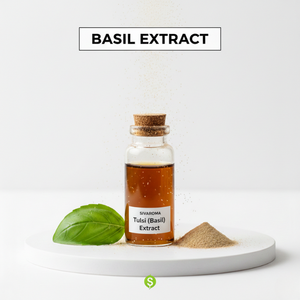 Poudre d'extrait d'herbe de Tulsi sauvage de qualité cosmétique (pureté 99 %) pour la fabrication à grande échelle de produits de bien-être - Product Image 4