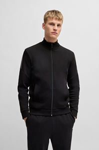 <b>Mens</b> Black Stand Collar Full-Zip <b>Track</b> <b>Jacket</b> and Matching Jogger Pants Tracksuit OEM ODM Wholesale Apparel - Product Image 5