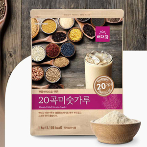 Chất xơ cao 20 hạt Multigrain Bột Hàn Quốc misugaru Ăn Chay Ăn Sáng ngay lập tức ngũ cốc uống thực vật khỏe mạnh dựa trên protein mix túi - Product Image 3