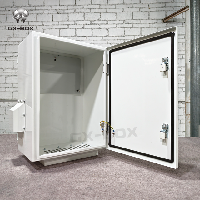 Customized CE Vented Lockable Waterproof Cabinet Electronic Instrument Enclosures Electrical Distribution Box Size