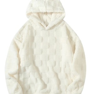 Sweat-shirt à capuche décontracté personnalisé par le fabricant, vêtement d'extérieur, pull ample à patchwork sportif - Product Image 5