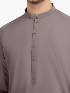 ชุดเสื้อผ้าชาลวาร์ คามีซ แบบลำลองน้ำหนักเบาสำหรับผู้ชายชาวปากีสถาน ชุดอิสลามแบบดั้งเดิมสำหรับใส่ในฤดูร้อน ใส่ประจำวันและใส่ละหมาด - Product Image 3