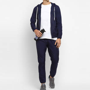 Pakistán hizo invierno con capucha Casual sólido de alta calidad logotipo personalizado hombres chándal al por mayor precio barato - Product Image 4