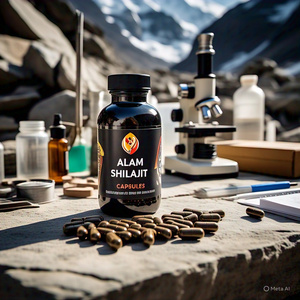 แคปซูลผงชิลาจิตธรรมชาติบริสุทธิ์100% อาหารเสริมกรดฟูลวิคสกัดจากแสงอาทิตย์สีทองบรรจุ30ชิ้น - Product Image 6