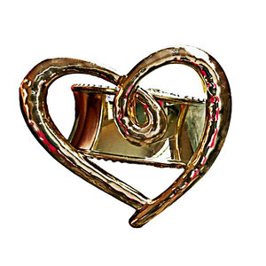 Anneaux de serviette en laiton plaqué argent, nouveau Design, Design, Design, Design, métal, or, poli, rond - Product Image 6