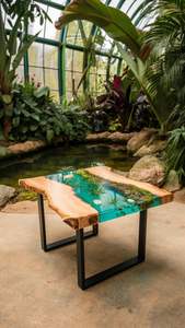 HANDCRAFTED RESIN <b>WOODEN</b> ANGEL STYLE CUSTOMIZABLE MODERN ART LUXURY HOME HOTEL RESTAURANT TABLE <b>SCULPTURE</b> PROMOTIONAL GIFT - Product Image 3